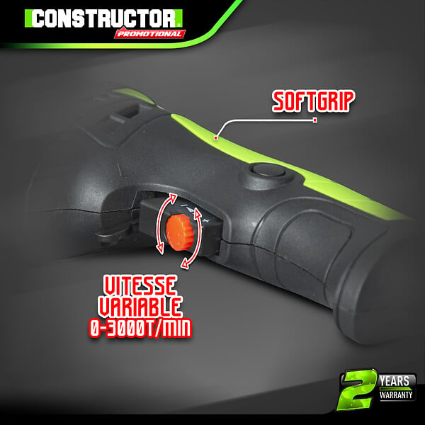 CONSTRUCTOR - Perceuse percussion 710W - Mandrin autoserrant 13mm   Promotional - large