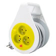 ZENITECH - Mini enrouleur design 3 prises 2P+T - 7m - Vert - Zenitech - vignette