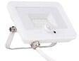 VOLTMAN - Projecteur plat + détecteur de mouvement IP65 1000lm - Blanc - Voltman - vignette