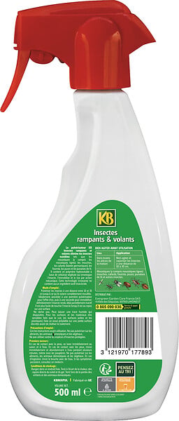 KB - Pulvérisateur Insectes Volants et Rampants sans insecticide 500ml - large