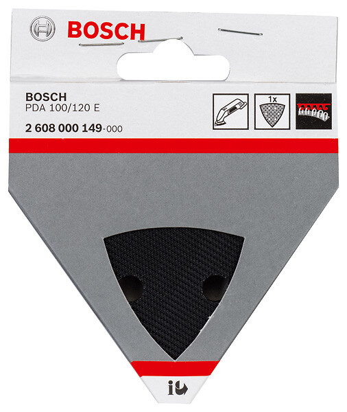 BOSCH - Plateau de ponçage triangulaire - Auto-agrippant - 93mm - large