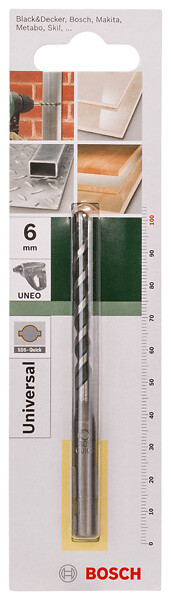 BOSCH - Foret SDS Quick universel - 6x55x100mm - Multimatériaux - large