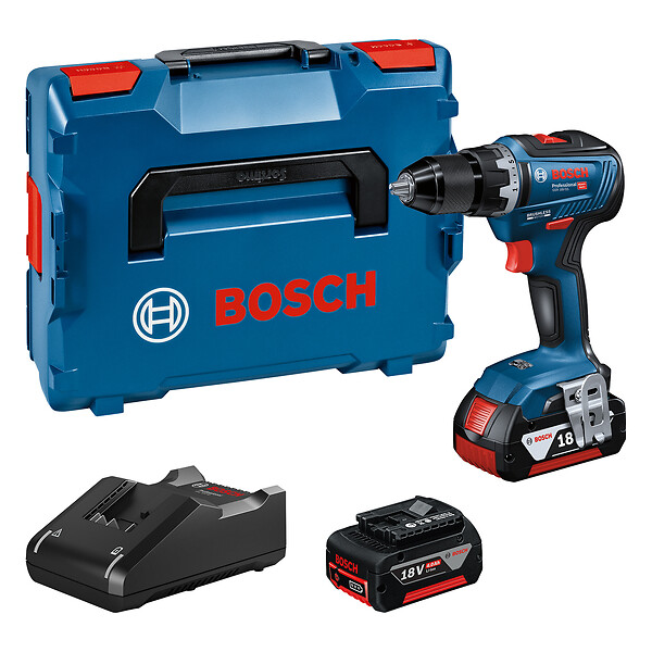BOSCH - Perceuse Visseuse BOSCH GSR 18V-55 2x4,0Ah L-BOXX - large