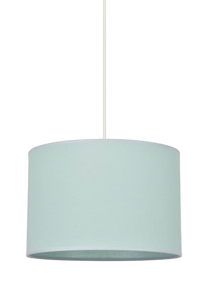 COREP - Suspension cylindrique coton - Sauge - E27 100W - large