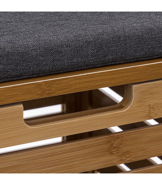 5 FIVE SIMPLY SMART - Banc et Coffre de rangement en Bambou - large