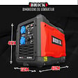 BRICK - Groupe électrogène inverter silencieux max 2900W - 2 prises - vignette
