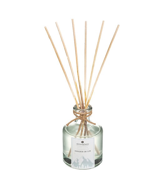 ATMOSPHERA - Coffret Senteur sur plateau Diffuseur de parfum avec bâtonnets et 2 Bougies - large