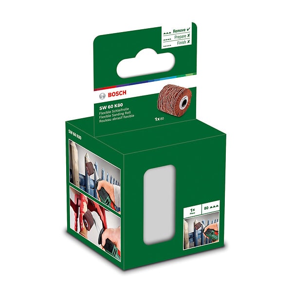 BOSCH - Rouleau abrasif flexible PRR - 60mm - Grain 80 - large