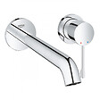GROHE - Grohe Essence Mitigeur lavabo monocommande montage mural, 2 trous taille L, Chrome (G-29193001) - vignette