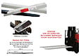 STOCKMAN - Paire de rallonges de fourches ouvertes 2400 mm capacité 1750 kg EXOG 24/125 Stockman - vignette