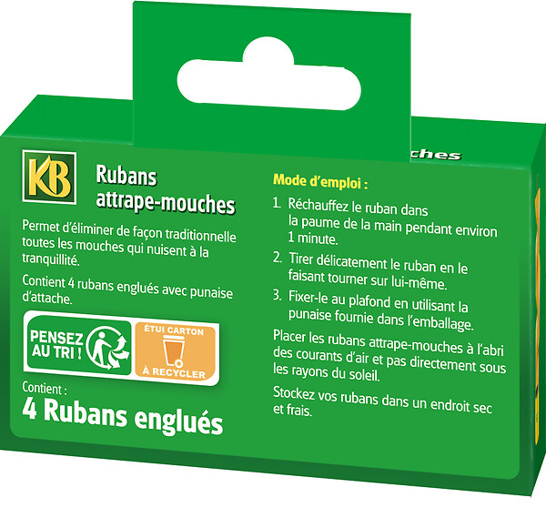 KB - Rubans attrape-mouches x4 - large