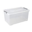 KETER - Boîte de rangement handy plus CURVER 15L clips gris - vignette