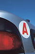 CARLINEA - Disque A jeune conducteur adhésif - 150mm - vignette