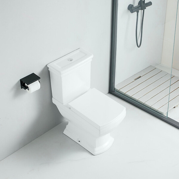 ROGIER & MOTHES - Toilette WC à poser rétro MADRY en céramique - large