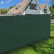 VOUNOT - Brise vue occultant en HDPE 150g/m² 1.8x10m avec attaches de fixation vert - vignette