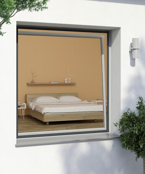 WINDHAGER - Kit cadre fenêtre alu anthracite 140x150 cm - large