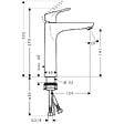HANSGROHE - Mitigeur lavabo Focus 190 Éco C3 Hansgrohe - 1 jet - Avec tirette et vidage - Chromé - vignette