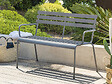 HESPERIDE - Banc de jardin Greensboro Graphite - 2 places - Hesperide - vignette