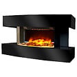 CHEMIN ARTE - cheminée électrique 2000w noir - lounge medium noir - vignette