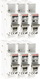 THOMSON - Lot de 6 disjoncteurs à connexions automatiques PH+N - 16A NF - Thomson - vignette