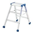 TUBESCA - Marchepied pliant double marche Platinium 4 marches hauteur travail maxi 181 m - vignette