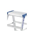 TUBESCA - Marchepied pliant double marche Platinium 4 marches hauteur travail maxi 181 m - vignette