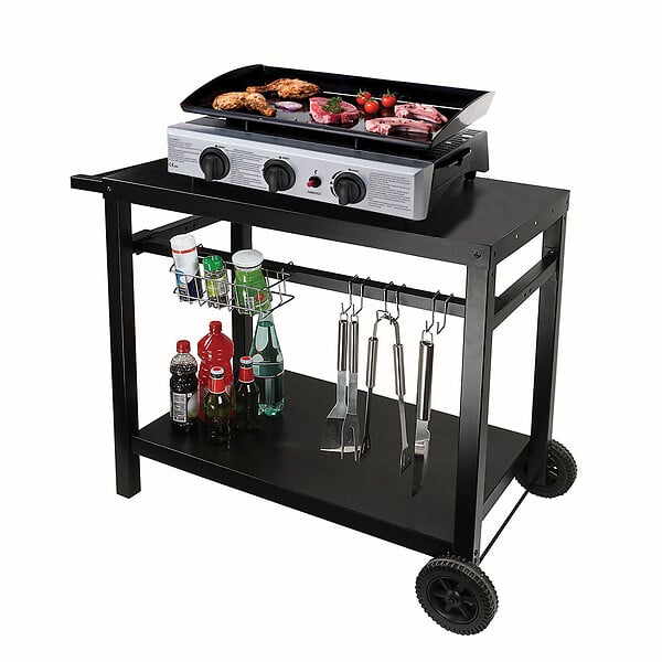 BE NOMAD - Chariot Pour Plancha Noir - GS130 - large