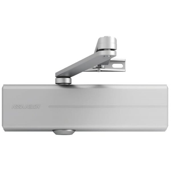 ASSA ABLOY - Ferme porte corps seul type DC 200 force variable 2 à 4 argent - large