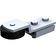 MANTION - Butée pour rails 62 x 55 mm pour ferrures Sportub - Force 300 kg par battant - vignette