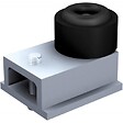 MANTION - Butée pour rails 62 x 55 mm pour ferrures Sportub - Force 300 kg par battant - vignette
