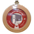 SKYLAB - Hublot rond SKYLAB pour porte, MDF  brut diamètre intérieur 25 cm - vignette