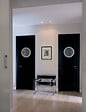 SKYLAB - Hublot rond SKYLAB pour porte, coloris alu diamètre intérieur 25,5 cm - vignette