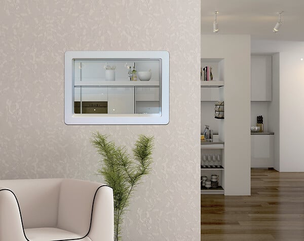 SKYLAB - Hublot rectangulaire de cloison 42 x 60 cm MDF  prépeint - large