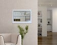 SKYLAB - Hublot rectangulaire de cloison 42 x 60 cm MDF  prépeint - vignette