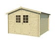 LASITAMAJA - Abri de jardin en bois Aurely 28mm - surface utile 8,2m2 - vignette