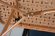 RONDY - Table multi-usages pliante L.180 x l.75 x H.74 tresse - vignette