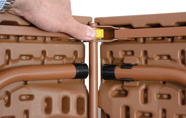 RONDY - Table multi-usages pliante L.180 x l.75 x H.74 tresse - large