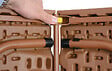 RONDY - Table multi-usages pliante L.180 x l.75 x H.74 tresse - vignette