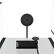 AURLANE - Cabine de douche 110x80cm / Receveur Haut - Verre transparent sérigraphié et Blanc - Profilés Noir - vignette
