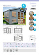 SOLID - Abri de jardin-serre moderne Solid Merano - 11,42m2 - vignette