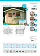 SOLID - Abri de jardin bois Sologne - 11,55m² - L.345xP.335xH.239cm - vignette