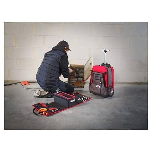SAM OUTILLAGE - Sac A Dos Textile De 40 Litres Avec Trolley - large