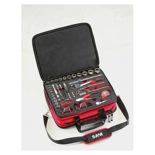 SAM OUTILLAGE - Mallette Textile Bag-4N + 100 Outils De Maintenance - large
