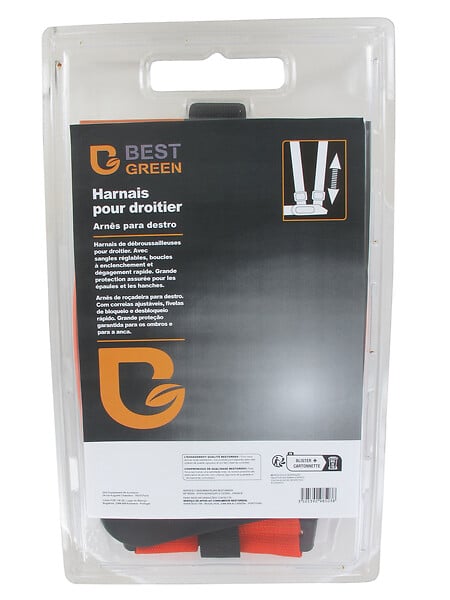 BESTGREEN - Harnais pour débroussailleuse à sangles réglables - large