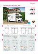 SOLID - Carport modular en bois sans couverture 4x5m S7762 - vignette