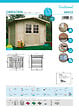 SOLID - Abri de jardin en bois Dresden - L.248xH.219.5xP.198cm - vignette