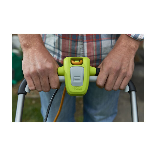 RYOBI - Pack RYOBI Tondeuse électrique 1300W Coupe 33cm RLM13E33S - Lame de tondeuse électrique 33cm RAC420 - large