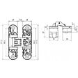 KOBLENZ - CHARNIERE KUBICA K 6700 CS REVERSIBLE - vignette