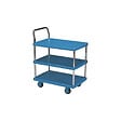 STOCKMAN - Servante plastique PP3/200 200kg 3 plateaux 730x490mm Stockman - vignette