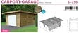 SOLID - Carport garage - Epicea du Nord - 706x506cm - vignette